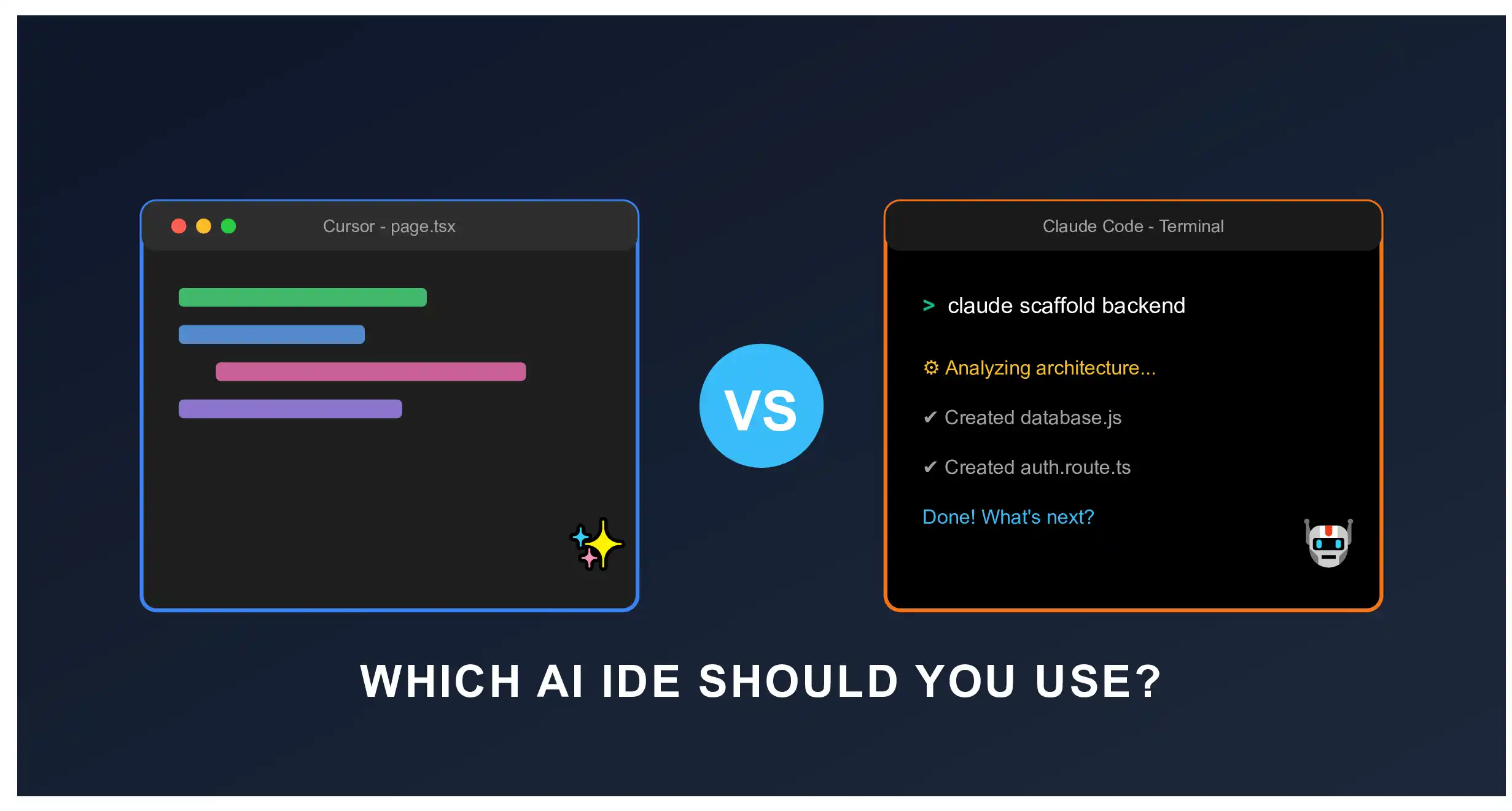 Cursor vs claude code